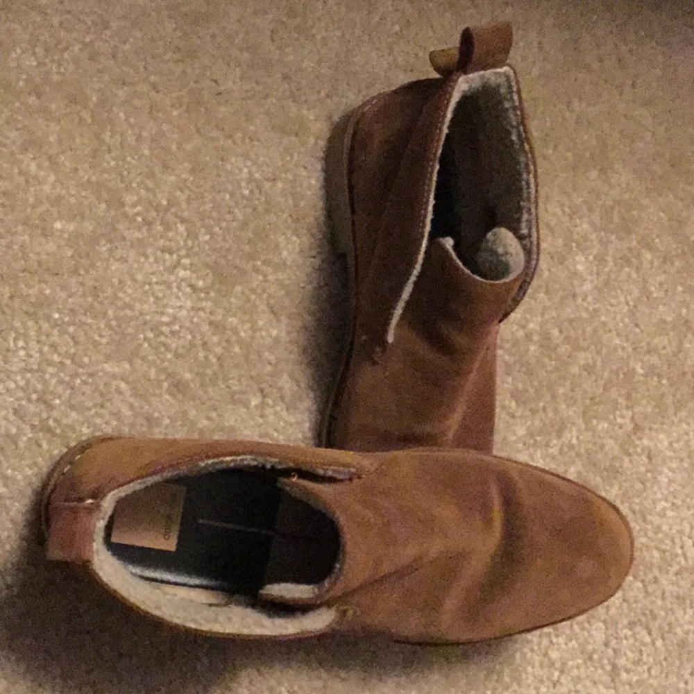 Size 9 Dolce Vita Luggage Tan Pull On Booties